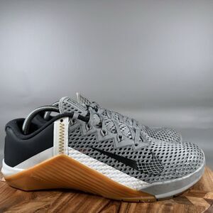 Nike Metcon 6 Shoes Men 10.5 Light Smokey Gray Gym Training Sneaker Run